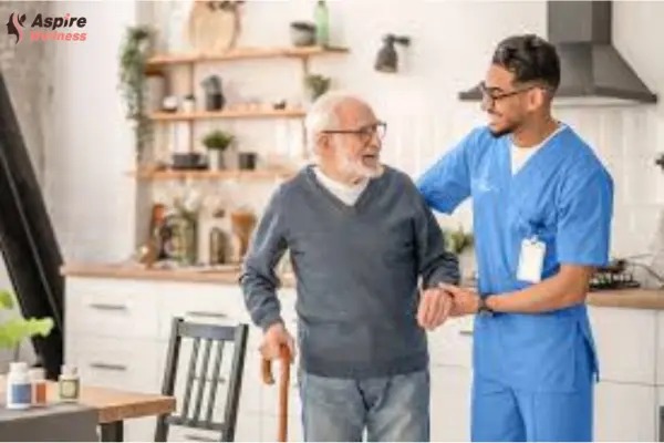 Professional home health care nurse providing nursing services at home in DHA Karachi